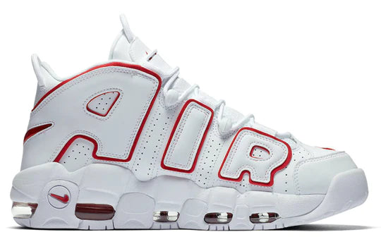 NIKE AIR MORE UPTEMPO 'WHITE VARSITY RED'