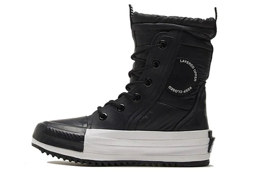 ONVERSE CHUCK TAYLOR ALL STAR MC BOOT HIGH 'WATER REPELLENT - BLACK WHITE'