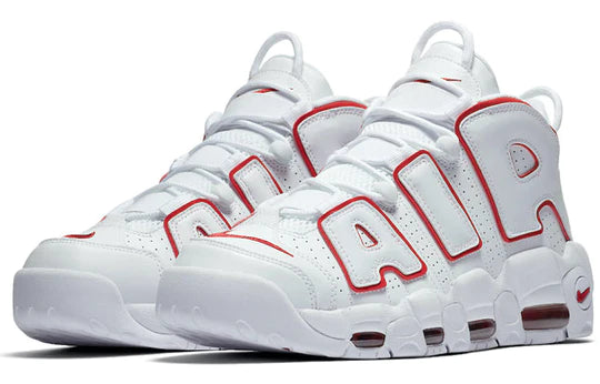 NIKE AIR MORE UPTEMPO 'WHITE VARSITY RED'