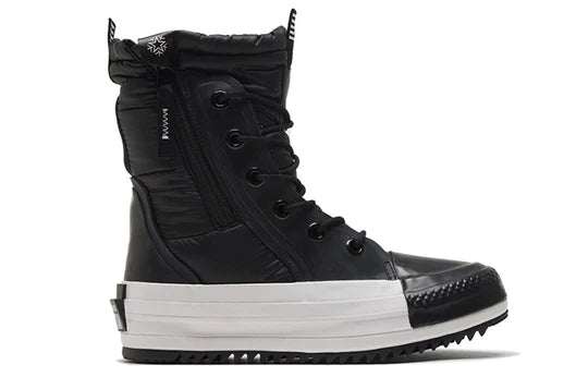 ONVERSE CHUCK TAYLOR ALL STAR MC BOOT HIGH 'WATER REPELLENT - BLACK WHITE'