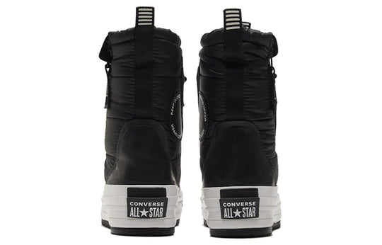 ONVERSE CHUCK TAYLOR ALL STAR MC BOOT HIGH 'WATER REPELLENT - BLACK WHITE'