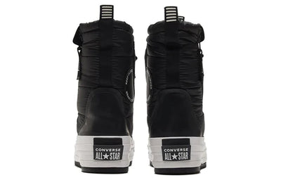 ONVERSE CHUCK TAYLOR ALL STAR MC BOOT HIGH 'WATER REPELLENT - BLACK WHITE'