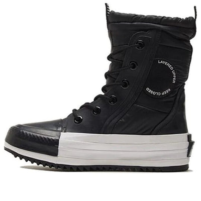 ONVERSE CHUCK TAYLOR ALL STAR MC BOOT HIGH 'WATER REPELLENT - BLACK WHITE'